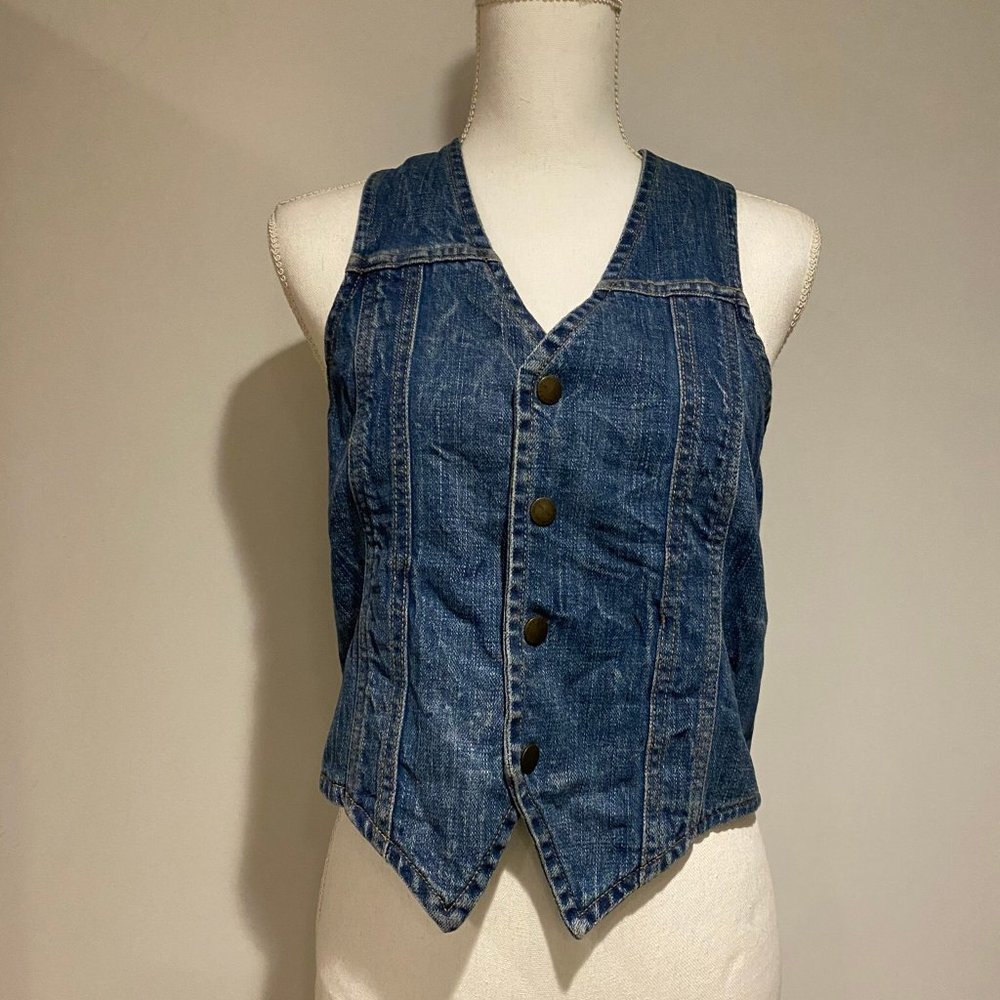 Current/Elliot Denim Button-Up Jean Vest